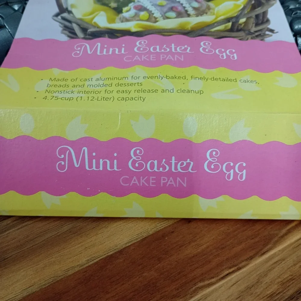 Nordic Ware Easter Egg Baking Mold Muffin Mini Cake Cast Aluminum‎ Pan USA